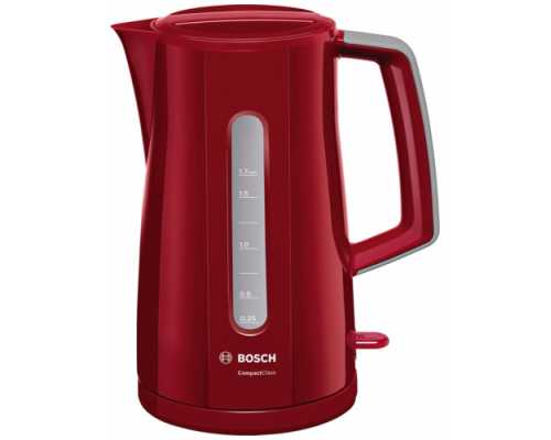 Чайник BOSCH TWK 3A014 красный, 1,7 л