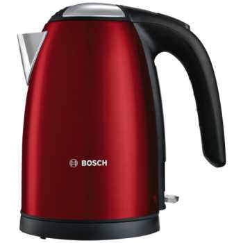 Чайник BOSCH TWK 7804 красный металл, 1,7 л