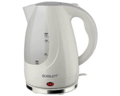 Чайник SCARLETT SC-EK18P32 слоновая кость, 1,7 л, 2200 Вт