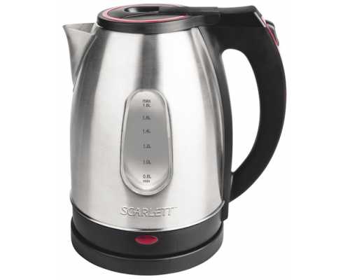 Чайник SCARLETT SC-EK21S30 металлический, 1,8 л, 1500 Вт