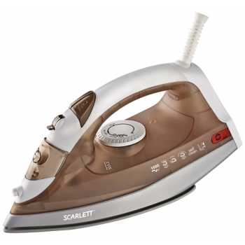 Утюг SCARLETT SC-135S мощность 1600 Вт, коричневый