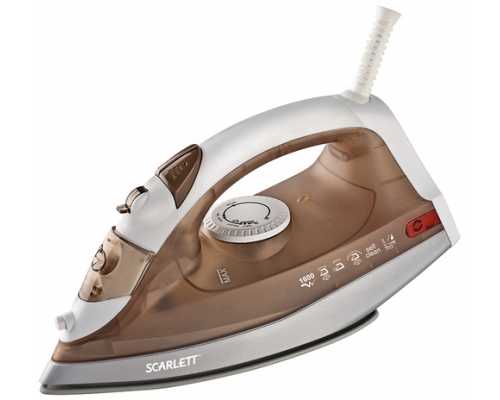 Утюг SCARLETT SC-135S мощность 1600 Вт, коричневый