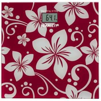 Весы электронные SCARLETT SC-BS33E088 стекло напольные до 150 кг