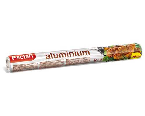 Фольга алюминиевая PACLAN 29 см х 10 м, 12 мкм