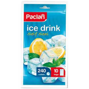 Мешочки PACLAN для приготовления ледяных кубиков 10 х 24 шт, (240 шт)