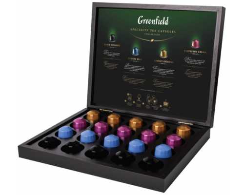 Подарочная шкатулка с капсулами GREENFIELD
