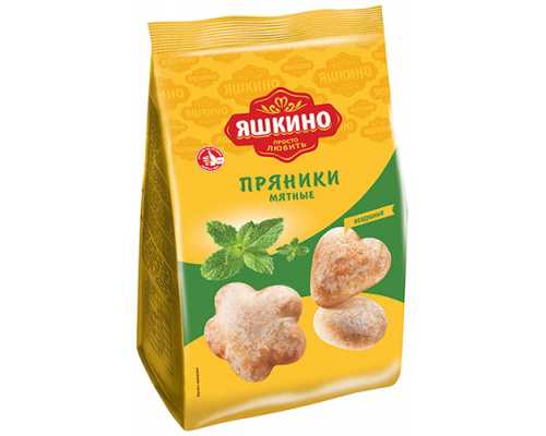 Пряники ЯШКИНО, Мятные, 350 г