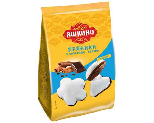 Пряники ЯШКИНО, Сахарная глазурь, 350 г