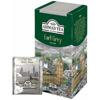 Чай AHMAD черный Чай AHMAD Earl Grey, черный с бергамотом, 25 пакетиков