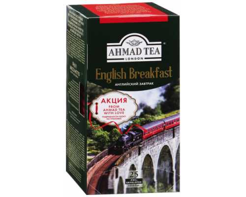 Чай AHMAD черный Чай AHMAD English Breakfast, черный, 25 пакетиков
