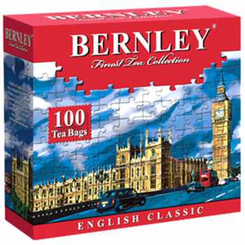 Чай BERNLEY English Classic, черный, 100 пакетиков по 2 г