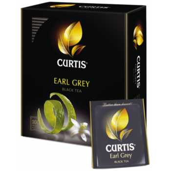 Чай CURTIS Earl Grey Tea, черный, 100 пакетиков по 2 г