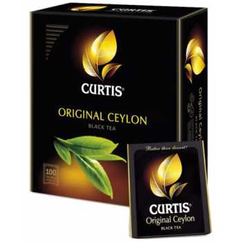 Чай CURTIS Original Ceylon Tea, черный, 100 пакетиков по 2 г