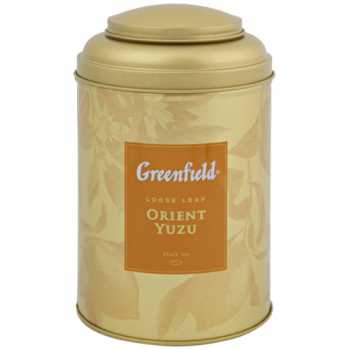 Чай GREENFIELD листовой Orient Yuzu, черный с ароматом юдзу, 100 г