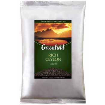 Чай GREENFIELD листовой Rich Ceylon, черный, 250 г