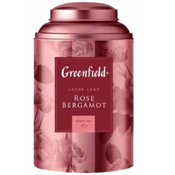 Чай GREENFIELD листовой Rose Bergamot, 100 г