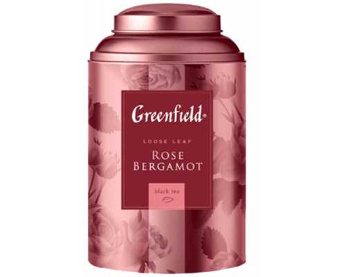 Чай GREENFIELD листовой Rose Bergamot, 100 г
