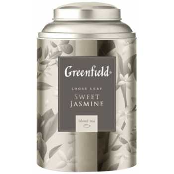 Чай GREENFIELD листовой Sweet Jasmine, 100 г, ж/б