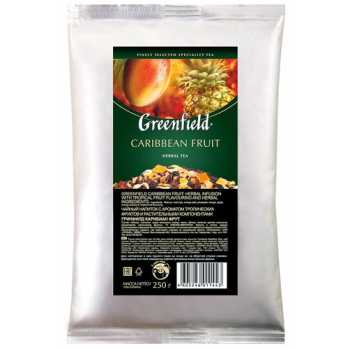 Чай GREENFIELD листовой, зеленый Caribbean Fruit, 250 г