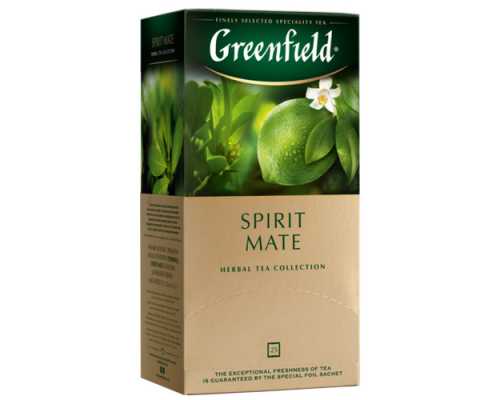 Чай GREENFIELD Spirit Mate, 25 пакетиков по 1,5 г