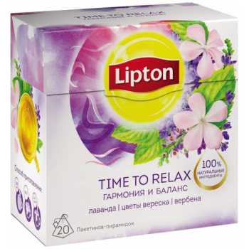 Чай LIPTON Infusion Relax, 20 пирамидок по 1,6 г