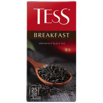 Чай TESS Breakfast, 25 пакетиков по 1,8 г