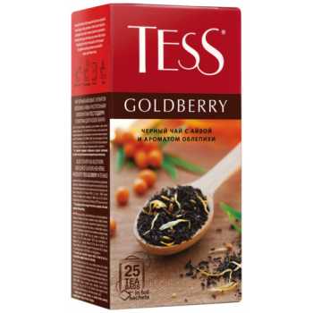 Чай TESS Goldberry, черный, 25 пакетиков по 1,8 г