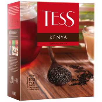 Чай TESS Kenya, черный, 100 пакетиков по 2 г