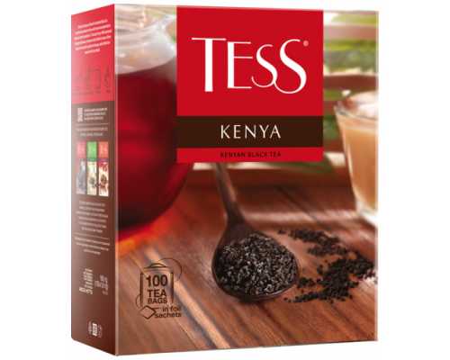 Чай TESS Kenya, черный, 100 пакетиков по 2 г