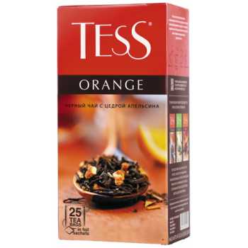 Чай TESS Orange, черный, 25 пакетиков по 1,5 г