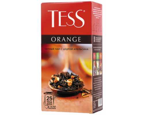 Чай TESS Orange, черный, 25 пакетиков по 1,5 г