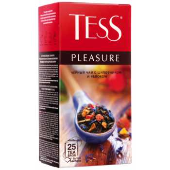 Чай TESS Pleasure, черный, 25 пакетиков по 1,5 г