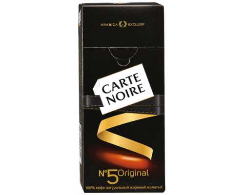 Кофе молотый CARTE NOIRE Черный, 230 г