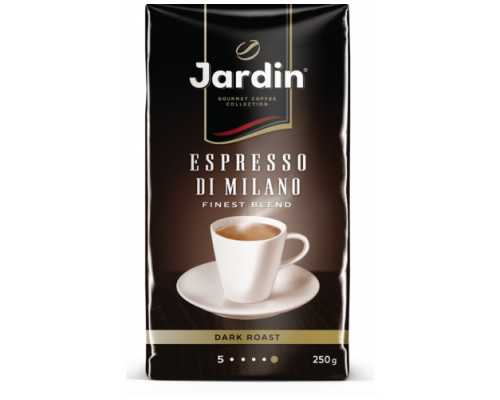 Кофе молотый JARDIN Espresso Stile di Milano, 250 г, пять эксклюзивных сортов Арабики