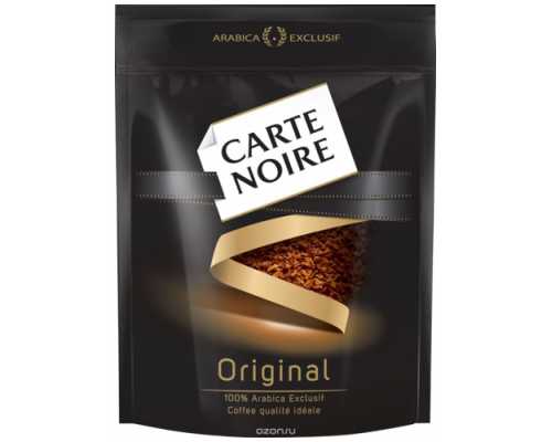 Кофе растворимый сублимированный CARTE NOIRE 150 г, мягкая упаковка