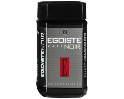 Кофе растворимый сублимированный EGOISTE Noir, 100 г