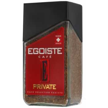 Кофе растворимый сублимированный EGOISTE Private, 100 г