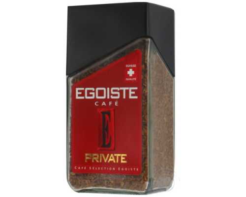 Кофе растворимый сублимированный EGOISTE Private, 100 г