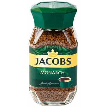 Кофе растворимый сублимированный JACOBS Monarch 95 г, ст.банка