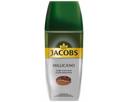 Кофе растворимый сублимированный JACOBS Monarch Millicano 95 г, ст. банка