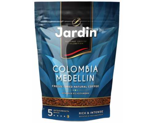 Кофе растворимый сублимированный JARDIN Colombia Medellin, 150 г, мягкая упаковка