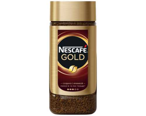 Кофе растворимый сублимированный NESCAFE Gold 95 г, ст.банка