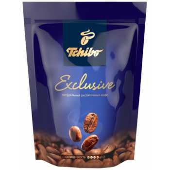 Кофе растворимый сублимированный TCHIBO Exclusive 150 г, мягкая упаковка