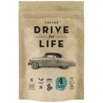 Кофе растворимый сублимированный ЖИВОЙ КОФЕ Drive for Life Strong, 150 г, мягкая упаковка