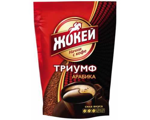 Кофе растворимый сублимированный ЖОКЕЙ Триумф, 280 г