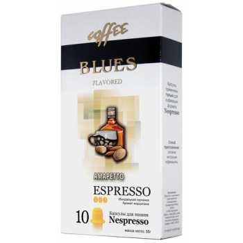 Кофе в капсулах BLUES Espresso Amaretto, 10 капсул по 55 г