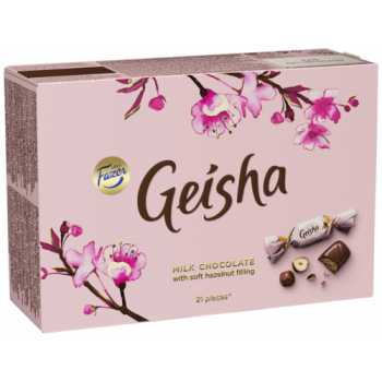Конфеты GEISHA молочный шоколад с тертым орехом, 150 г