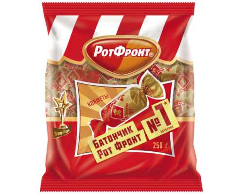 Конфеты шоколадные РОТ ФРОНТ Батончики, 250 г