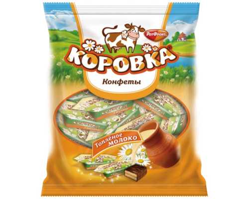 Конфеты шоколадные РОТ ФРОНТ Коровка, топленое молоко, 250 г