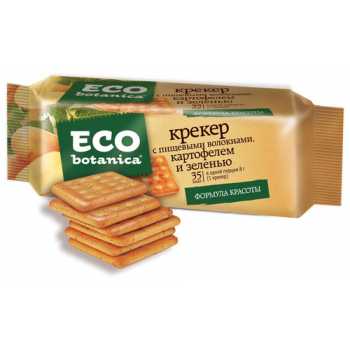Крекер ECO-BOTANICA с пищевыми волокнами, 175 г